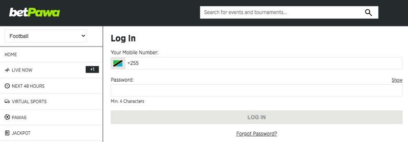 Betpawa registration